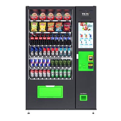 China Máquina de venda de snacks e bebidas transportador automático especial tela personalizada de 22 polegadas à venda