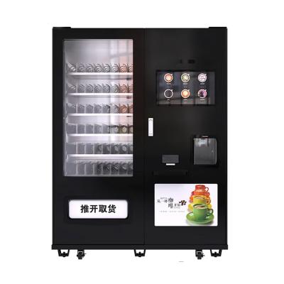 China Zelfservice Koffie-Thee-Vending Machine Warm Bevroren Met 17 Inch Scherm Te koop