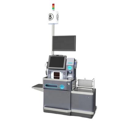 중국 주문 제작된 슈퍼마켓 자급식 POS 키오스크 출납원 기계 12V 판매용