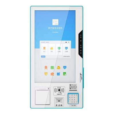 China Touch Screen Selbstservice Positions-Kiosk-Drucker-Scanner For Passport-Ausweis zu verkaufen