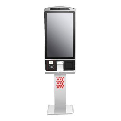 China 32Inch Touch Screen Zahlungs-Maschinenkiosk mit Thermal-Drucker And Qr Code-Scanner zu verkaufen