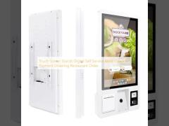 Touch Screen Stands Digital Self Service Kiosk Checkout Payment Ordering Restaurant Order
