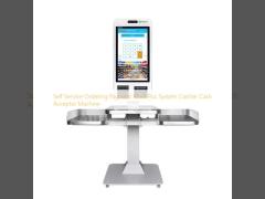Self Service Ordering Payment Kiosk Pos System Cashier Cash Acceptor Machine