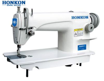 China HK 8700 CHEAP HOT SEALE SINGLE NEEDLE SERVO MOTOR LOCKSTITCH SEWING MACHINE for sale