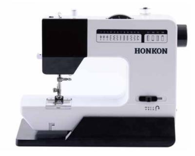 China HK737J Multi functional household sewing machine with double sewing and small lights for garment use for sale