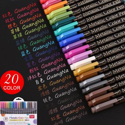 China Bright Colors Touch Extra Seed Point Water Based Pen Acrylic Paint Marker 20 Color Paint Marker Set for sale