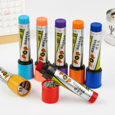 China Luminous Colors 30mm Marker Pen Barrel Color Permanent Paint Empty Marker Pen For Graffiti Art Marker Set Water Based Multicolor Acceptable Ink for sale