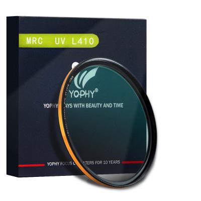 China YOPHY Camera MRC Filter L410 B270 Glass Camera Lens Filter 67MM 77MM 82MM UV Cutout 410nm YOPHYUV for sale