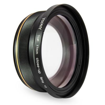 China YOPHY 2021 Alloy YOPHY 2021 Professional OEM Close-up Lens Dome HD Achromatic Lens Aluminum 77mm Filter for sale