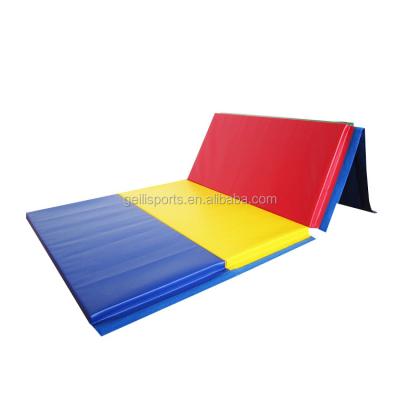 China Eco-friendy most popular folding gym cheer sports cheerleading mat for exercise for sale