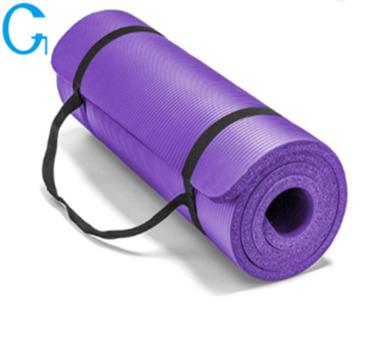 China High Quality Durable NBR Waterproof Non-Slip Gym Yoga Mat Exercise Floor Mat 183*61*8mm for sale