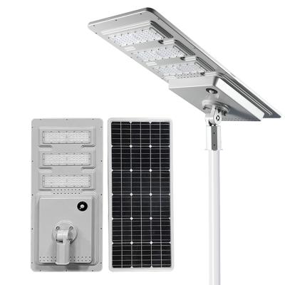 China Aluminum Smart Light Fixture Cheap Price All 30 60 90 Watts All In One Solar Led Street Light for sale