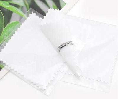 China Wholesale Modern Simple Modern Silver Gold Cloth Jewelry Cleaning Microfiber Jewelry Polishing Polishing Cloth For Shop for sale