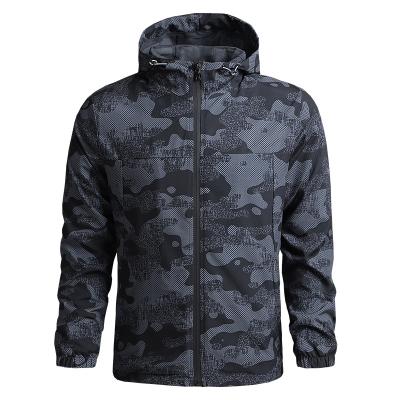 China Breathable Fashionable Outdoor Sports Camouflage Jacket Waterproof Softshell Anorak Climbing Trekking Hunting Jacket Men for sale