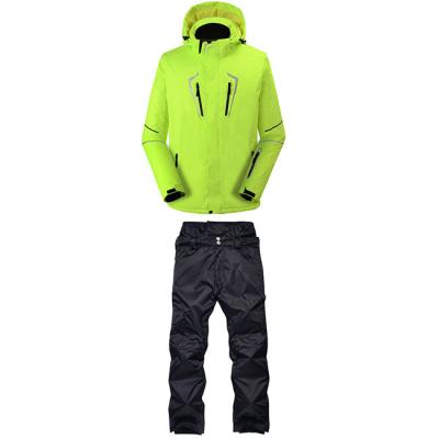 China Men's Rip-Stop Winter Clothes Hood Ski Wear Casual Snow Wear Detachable Outdoor Breathable Waterproof Windproof for sale