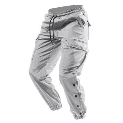 China Anti-Wrinkle Premium Pockets White Track Custom Men's Sweatpants for sale