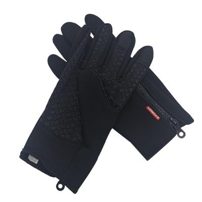 China Simple Men Women Warm Touch Screen Walking Riding Running Anti Slip Waterproof Bike Cycling Driving Winter Ski Gloves for sale