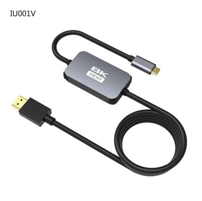 China Portable Video Conferencing 1.8M USB C Male To HDM I 8K Resolution 8K 1080P Male Adapter For Home Office Use for sale