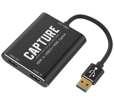 China Capturing 1080P 60Hz HD Video Game Live Capture Card Video Capture Card With Loop For PC for sale