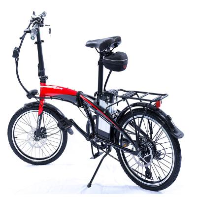 China Mini 20 inch folding electric bicycle aluminum alloy e bike lithium battery for sale