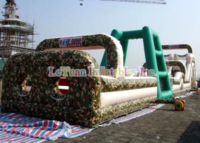 China Boot Camp Inflatable Obstacle Course , Huge Inflatable Outdoor Play Equipment for sale