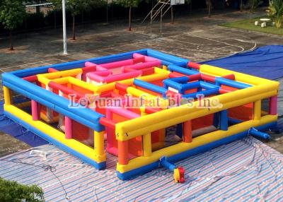 China Customize Large Inflatable Sport Games / Funny Maze Games For Kids for sale