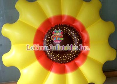 China PVC Inflatable Sunflower Pool Float , Inflatable Poo Toys For Swimming Pool for sale