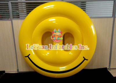 China Beautiful Smile Face Inflatable Pool Floats Customize Shapes And Logos for sale