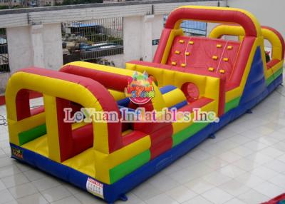 China Customize Inflatable Obstacle Course For Adults 0.55mm PVC Tarpaulin for sale