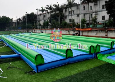 China Straight Inflatable Double Slip And Slide With Pool Customized Size Easy Install for sale