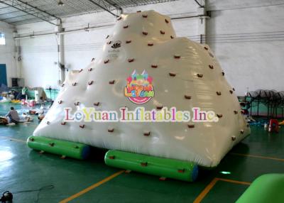 China Safe Inflatable Floating IceBerg / Inflatable Air Blower Water Climbing Rock for sale