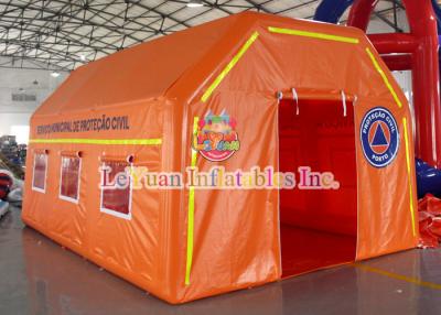 China Water - Resistant PVC Inflatable Medical Tent Event Rescue Station Tent for sale