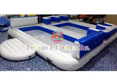 China Ocean Inflatable Water Toys / Floating Island Raft Lounge For Family for sale