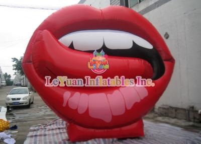 China Giant Inflatable Advertising Products With Sexy Mouth / Lips Shape Model for sale