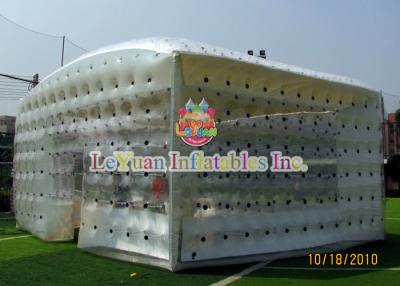 China Closed Airtight Tent / Inflatable Cube Tent Flexible To Move Environmental Protection for sale