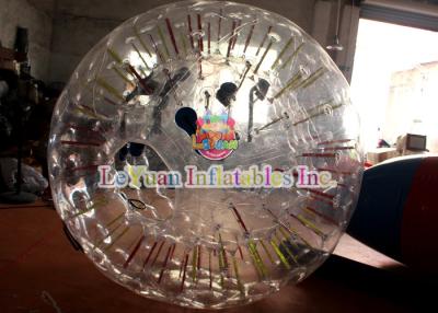 China Giant LED Lighting Inflatable Zorb Ball With Double-decker Ball Ring for sale