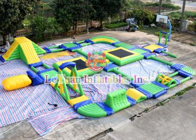 China CE 14960 Inflatable Floating Water Park With Reinforced PVC Tarpaulin for sale