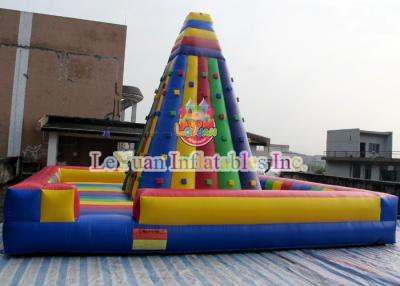 China Outdoor Inflatable Sport Games , Interactive Inflatable Rock Climbing Wall for sale