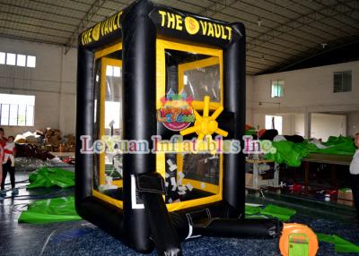 China Customized Inflatable Sport Games / Inflatable Cash Machine Money House for sale