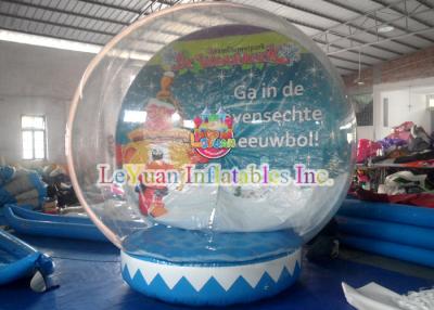 China Transparent Outdoor Inflatable Tent for Advertising Decoration / inflatable christmas snow globe for sale