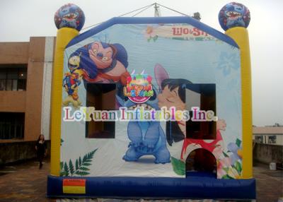 China Disney's Lilo & Stitch inflatable bouncy castle / Interesting Inflatable Bounce House for sale