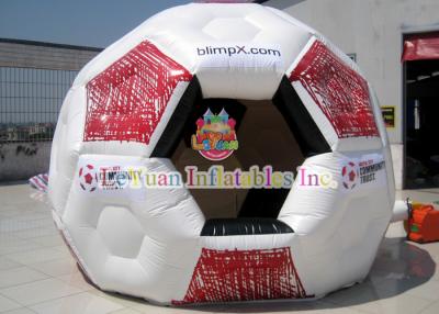 China Customized Football Shape Outdoor Inflatable Tent 2 years Warranty for sale