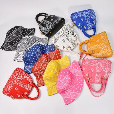 China Luxury Fashion Women Handbags Bandana Bandana Hat and Purse Sets Ladies Handbags for Women Purses and Purses 2021 for sale