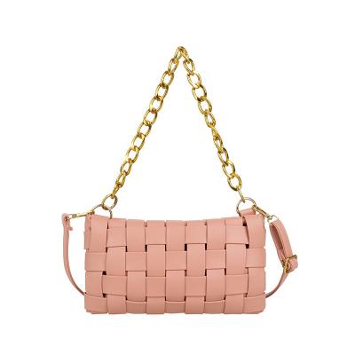 China New Korean Summer Fashion Women's Luxury Square Girls' Handbag Fashion Chain Shoulder Bag Side Bag for sale