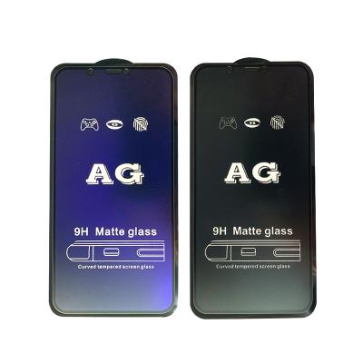 China Newest Pattern Anti Scratch AG Matte Tempered Glass Screen Protector For iPhone 12 Anti Blue Light Glass For Samsung A21 A31 A51 A71 for sale