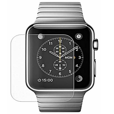 China HD Ultra Thin Clear Watch Glass Protector Partial Cover For iWatch Series 4 6 44mm Screen for sale