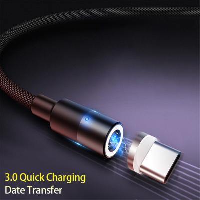 China Data Transfer QC 3.0 Magnet Cable Plug 3A Fast Charging Magnetic Cable Fast Charging for sale