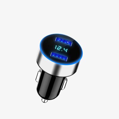 China Free Shipping Shockproof Digital Playback Usb Quick Charge Dual Usb 3.0 Adapter Fast Charging Car Charger For Mobile Phone for sale