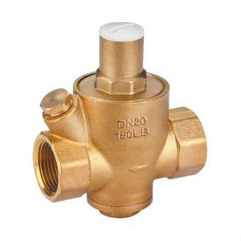 China Bronze bronze or brass bronze pressure reducing valve, pressure relief valve, with gauge muffler valve, relief valve, water reducing pressure for sale