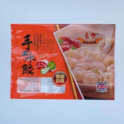 China Custom Impact Resistance Plastic Frozen Bag For Food Packaging Bag Frozen Food Frozen Food Plastic Bags for sale